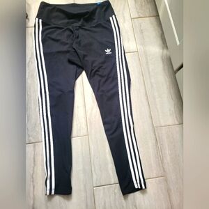 Adidas Women's Three Stripes Better Cotton Initiative Tight Fit Pants Size 1X